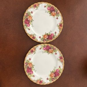 Royal Albert Old Country Roses 2 Bone China Small Plates